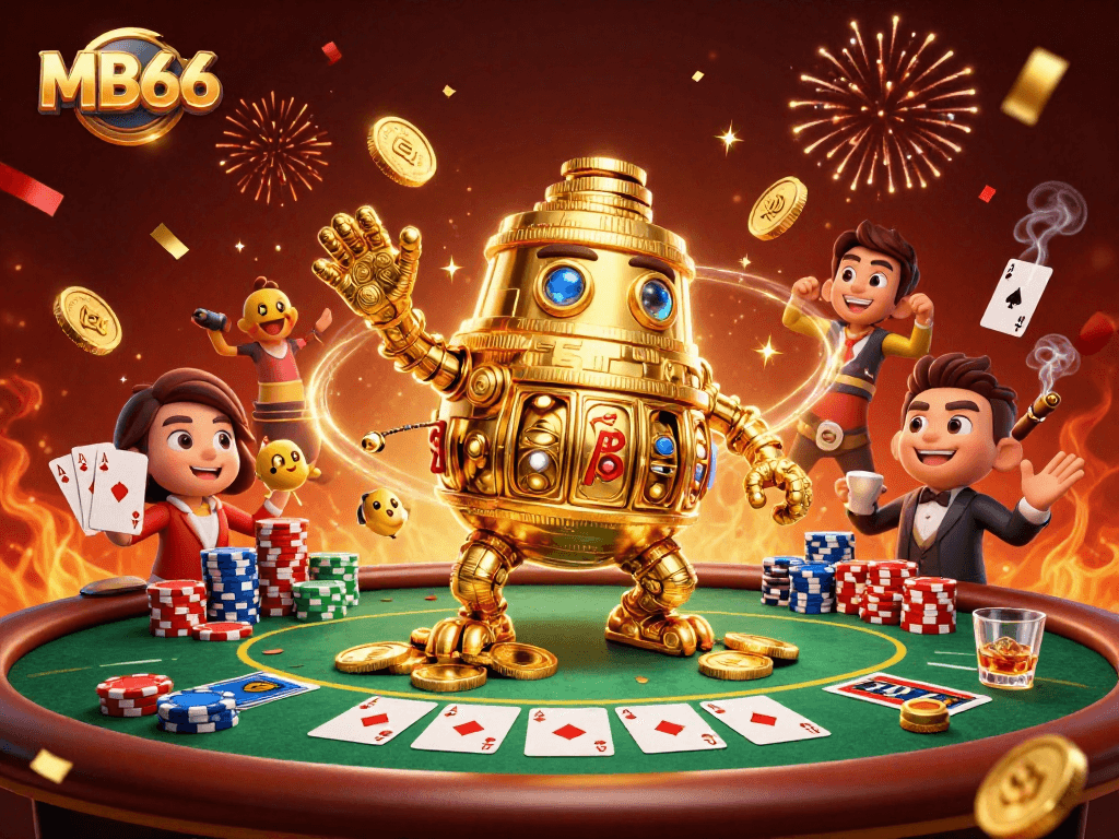 Experience thrilling gameplay at MB66 with spectacular poker-themed action and vibrant visual effects.