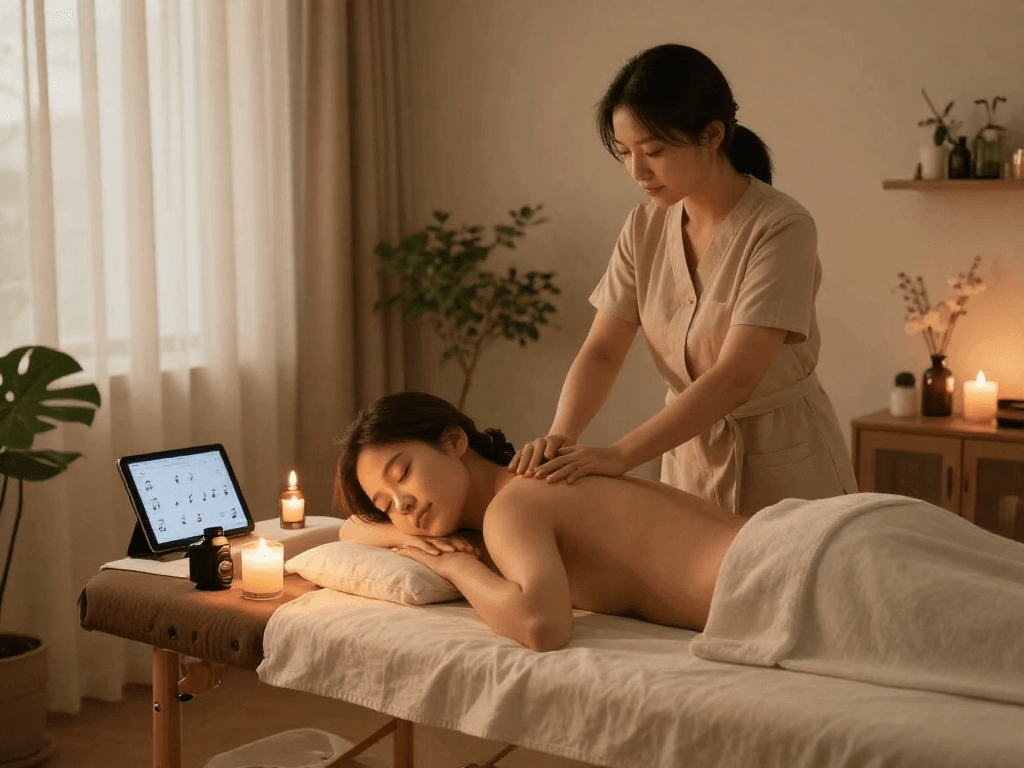 Experience relaxation and rejuvenation with 일산출장마사지 in a serene home setting.