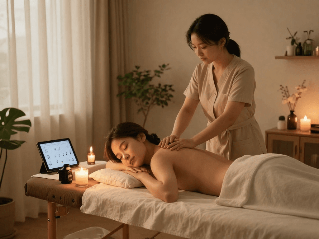 Experience relaxation and rejuvenation with 일산출장마사지 in a serene home setting.
