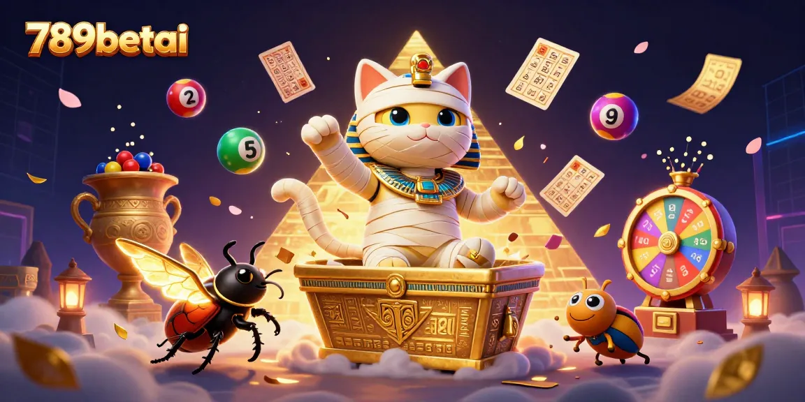 Experience the thrill of winning at 789betai with dynamic lottery balls and casino elements.