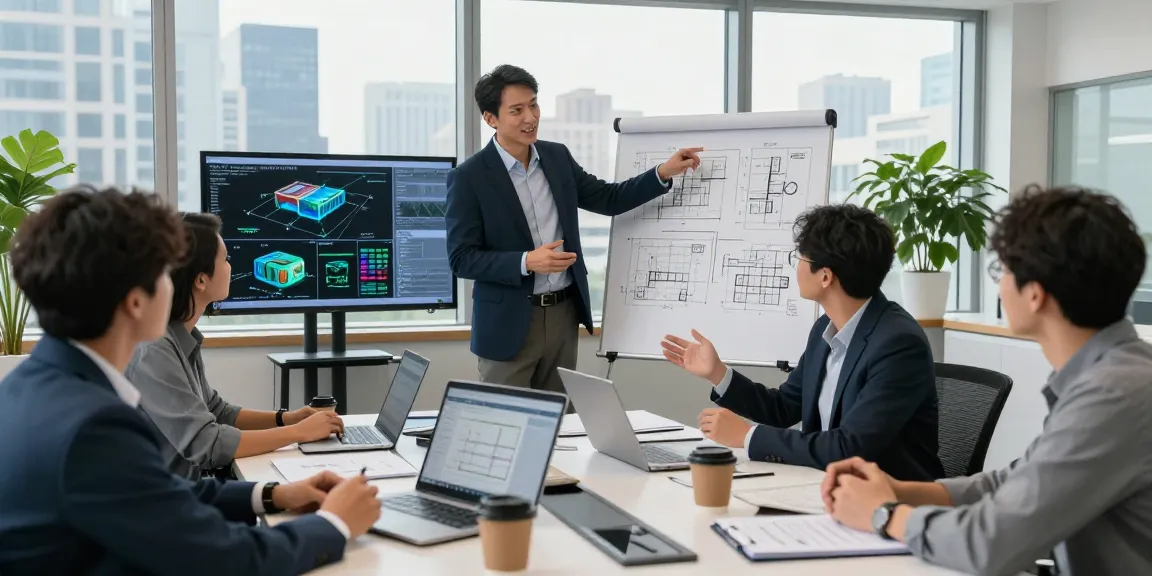 Engineering Services USA team collaborating on innovative projects in a modern office setting.