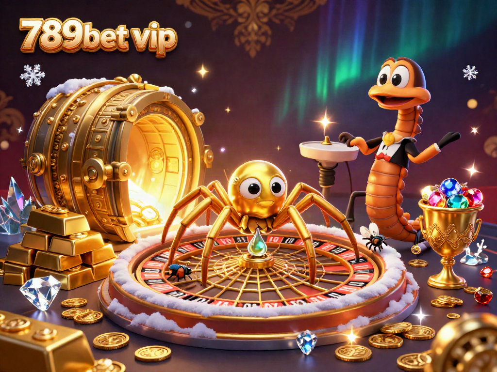 Engage with 789bet vip in a vibrant 3D casino scene featuring thrill and luxury.