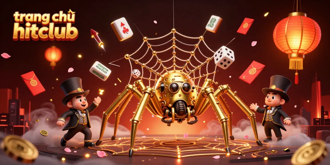 Catch the excitement of the game at trang chủ hitclub while enjoying vibrant 3D casino elements intertwined with festive decorations.